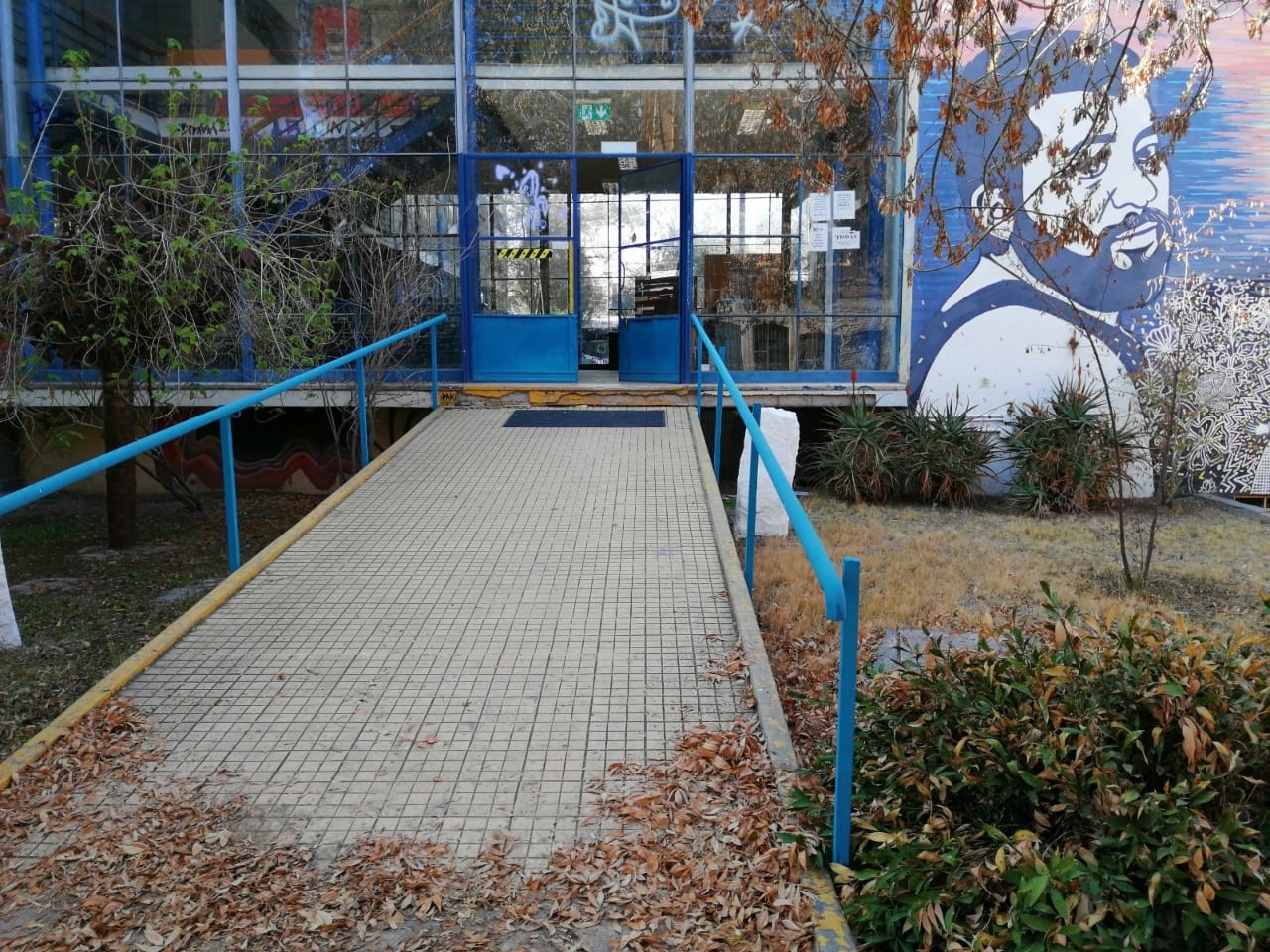 Fachada Artes Visuales antes de remodelación.