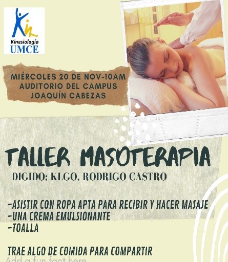 taller masoterapia